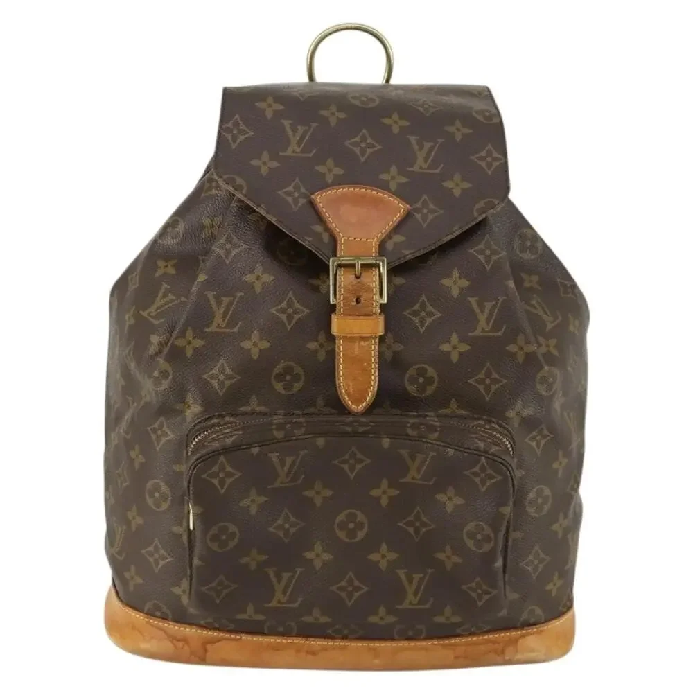 Louis Vuitton Monogram Montsouris GM Backpack Brown